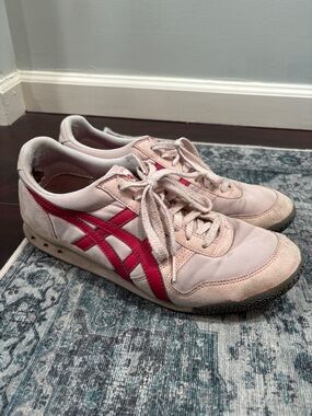 Onitsuka Tiger by Asics Pink and Red Women's Athletic Shoes